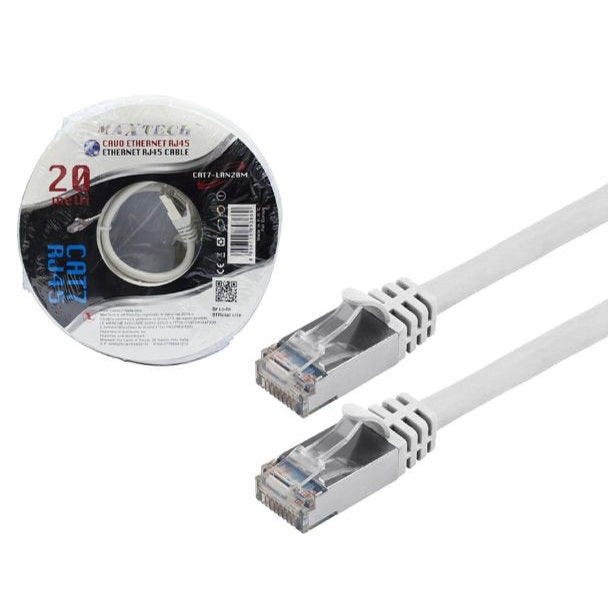 CAVO ETHERNET DI RETE LAN INTERNET RJ45 Cat7 20M METRI MODEM ROUTER INFORMATICA