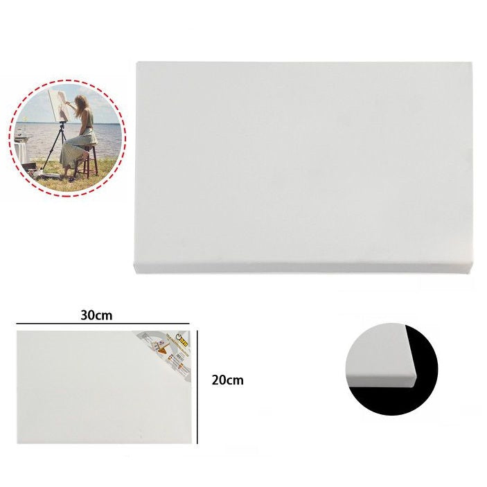 Tela Pittura Tele Per Dipingere Telaio In Legno Telati Cotone Grana Fine 20X30Cm