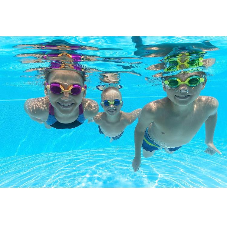 BESTWAY OCCHIALINI DA NUOTO PER BAMBINI HYDRO-SWIM SUMMER SWIRL 7+ ANNI 21099