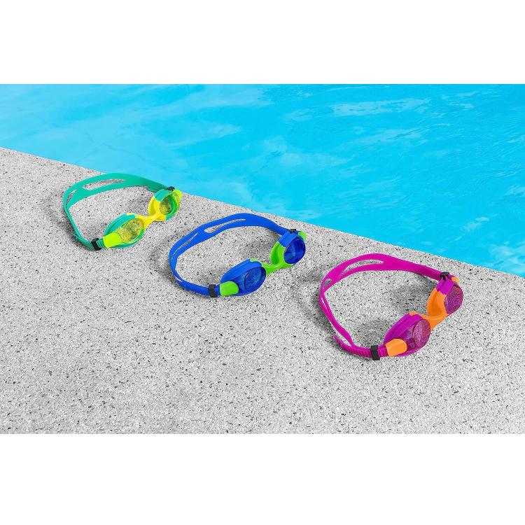 BESTWAY OCCHIALINI DA NUOTO PER BAMBINI HYDRO-SWIM SUMMER SWIRL 7+ ANNI 21099
