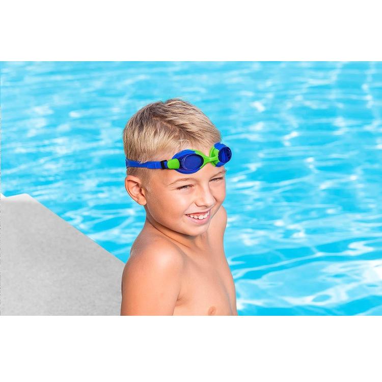 BESTWAY OCCHIALINI DA NUOTO PER BAMBINI HYDRO-SWIM SUMMER SWIRL 7+ ANNI 21099