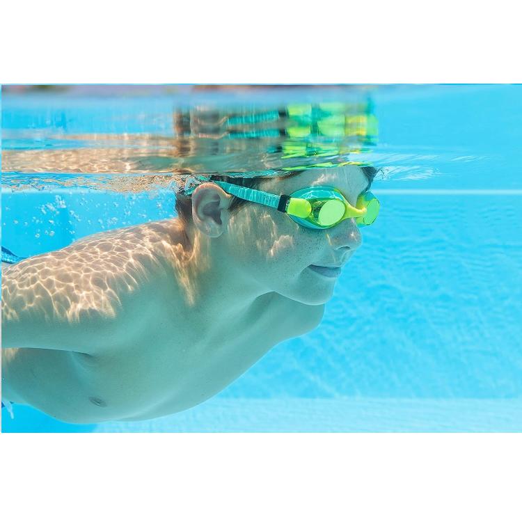BESTWAY OCCHIALINI DA NUOTO PER BAMBINI HYDRO-SWIM SUMMER SWIRL 7+ ANNI 21099