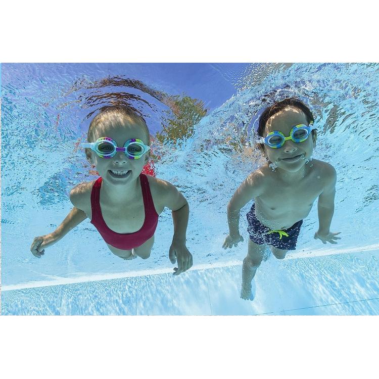 BESTWAY OCCHIALINI DA NUOTO PER BAMBINI HYDRO-SWIM SUMMER SWIRL 3+ ANNI 21099