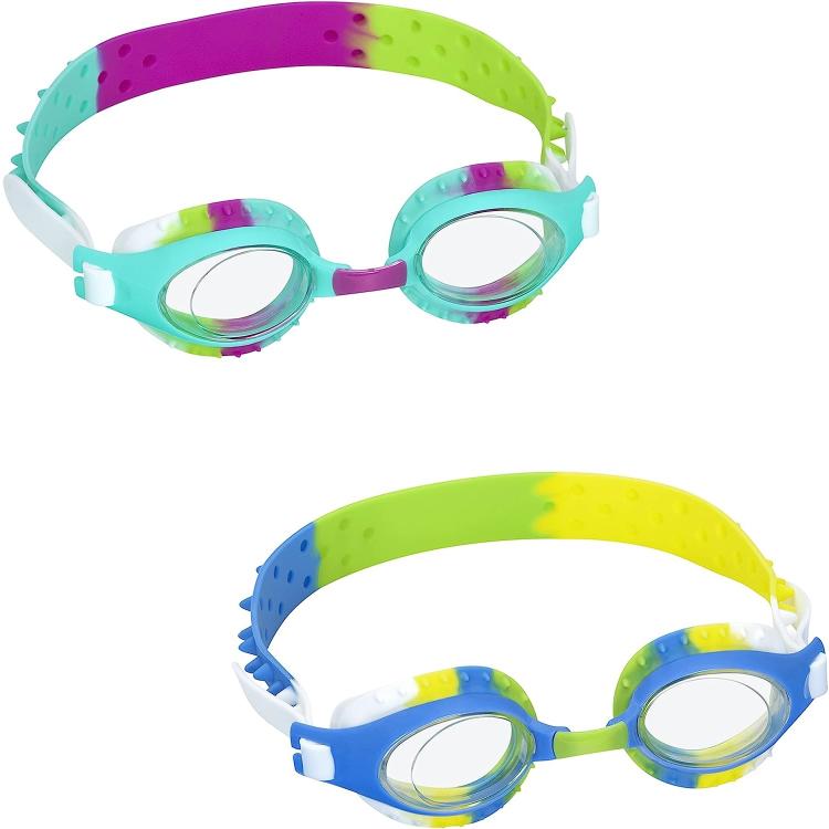 BESTWAY OCCHIALINI DA NUOTO PER BAMBINI HYDRO-SWIM SUMMER SWIRL 3+ ANNI 21099