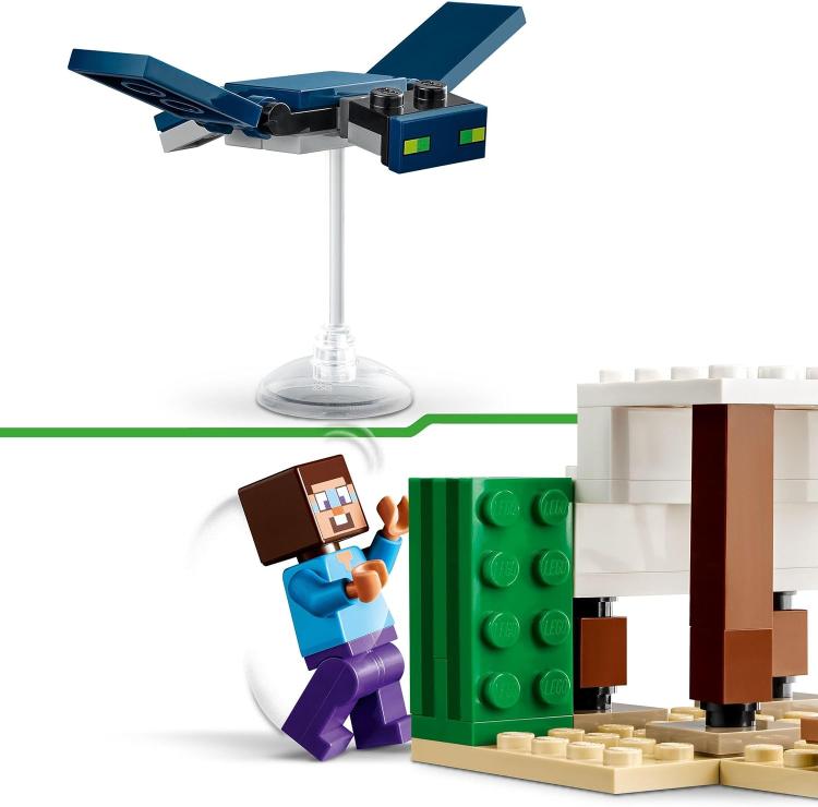 Lego - Minecraft 21251 Set (Spedizione Di Steve Nel Deserto) + 1 Figure 75Pz 6+
