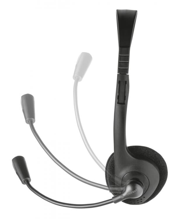 Trust Cuffie Ziva Chat Pc Gioco Gaming Computer Microfono Integrato Plug & Play