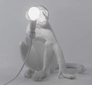 Lampada Scimmia Tavolo Scrivania Led Lampade E27 Moderno Luci Nuovo Bianco
