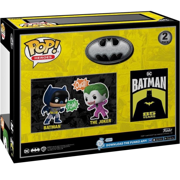 Funko Pop ! Batman 85Th - Batman & The Joker 2Pack Figure Vinyl Statuetta Statua