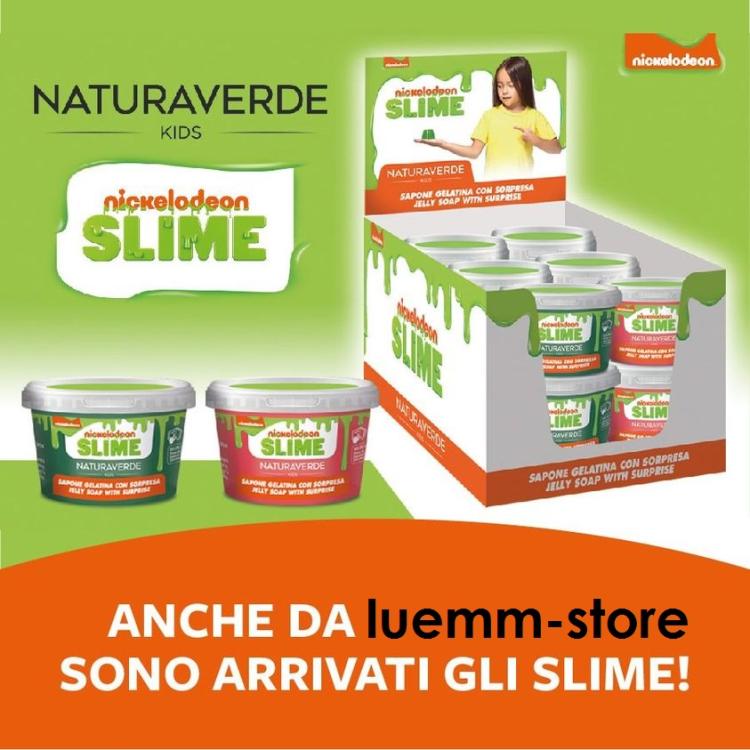 Nickelodeon Slime Naturaverde Kids Sapone Gelatina Zucchero Filato Con Sorpresa