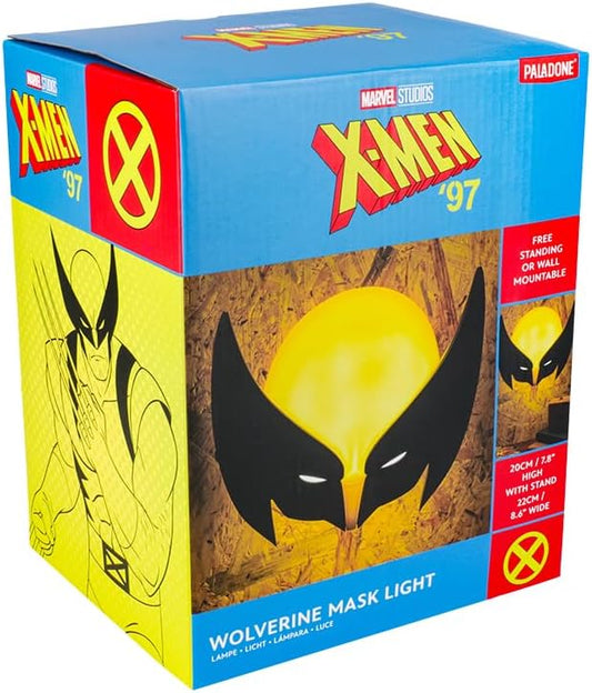 Paladone Wolverine Mask Light Lampada Da Tavolo / Parete Marvel X-Men Led Lamp