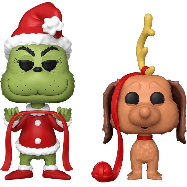 Funko Pop ! Books - 2 Pack Grinch & Max 9Cm How The Grinch Stole Christmas