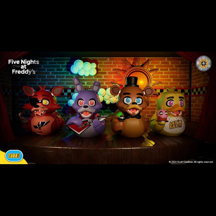 Tubbz Five Night At Freddys. (1St Ed.) "Foxy" Figure Paperella Fnaf Duck 9Cm