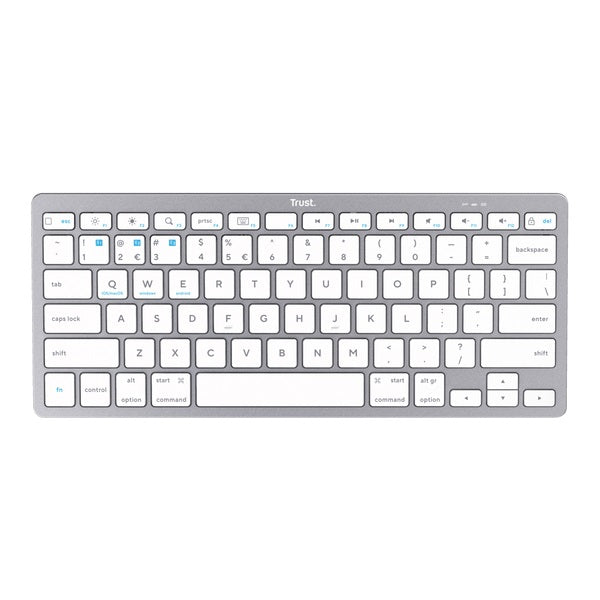 Trust Tastiera Usb 2.0 Muto Silent Mini Usb Qwerty Nero Pc Computer Keyboard