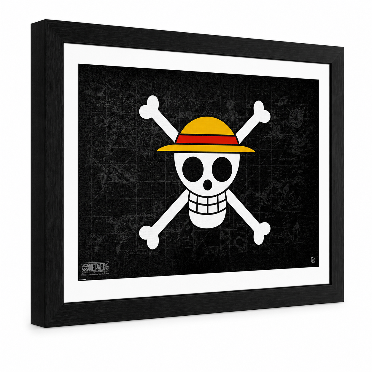 One Piece StrawHat Crew Flag - Cornice Quadro Collector Print 30x40cm