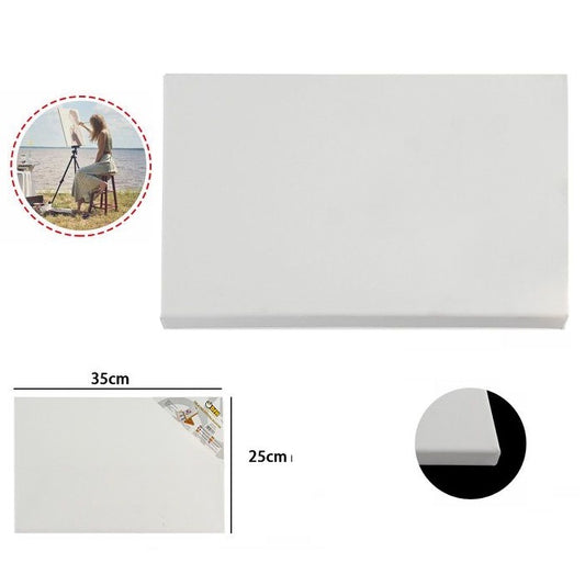 Tela Pittura Tele Per Dipingere Telaio In Legno Telati Cotone Grana Fine 25X35Cm