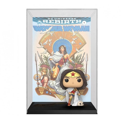 Funko Pop ! Comic Cover - (03) Wonder Woman 80Th Rebirth On Throne Vinyl Figure