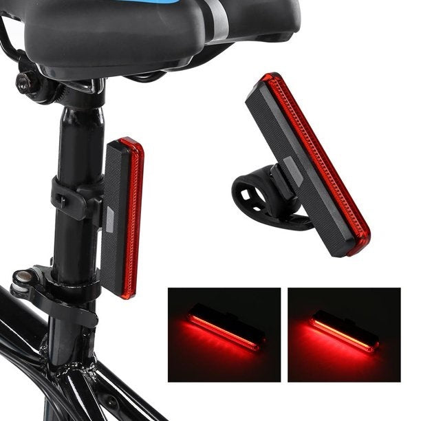 Wisdom Fanale Posteriore Luce A Batteria Per Bici Fanalino Bicicletta Universale