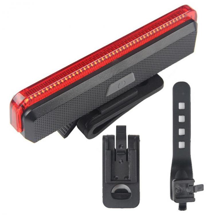 Wisdom Fanale Posteriore Luce A Batteria Per Bici Fanalino Bicicletta Universale