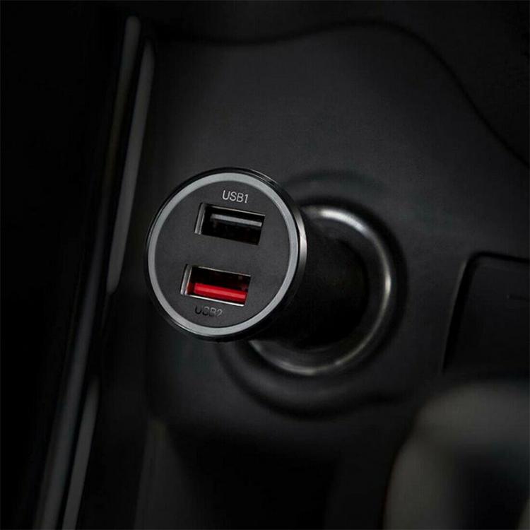 Xiaomi Mi 37W Dual-Port Carcharger Caricabatterie Usb Auto Accendisigari 12V-24V