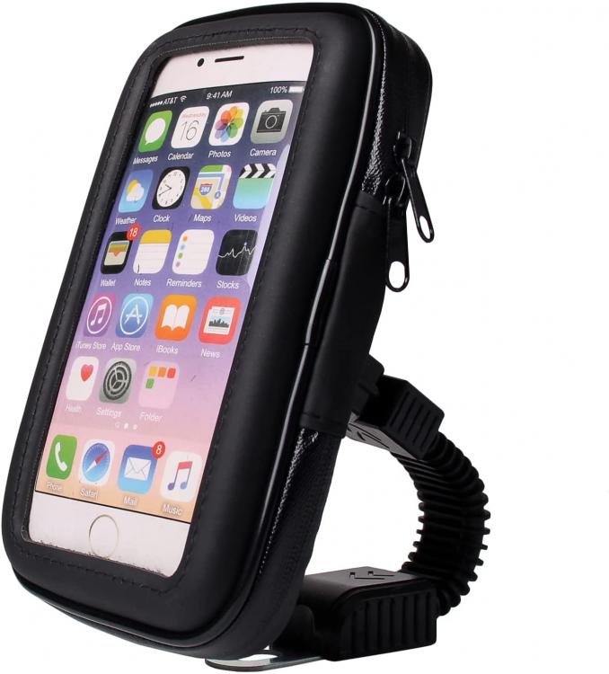 Supporto Impermeabile Porta Cellulare Telefono Per Bici E Moto Borsa Bicicletta