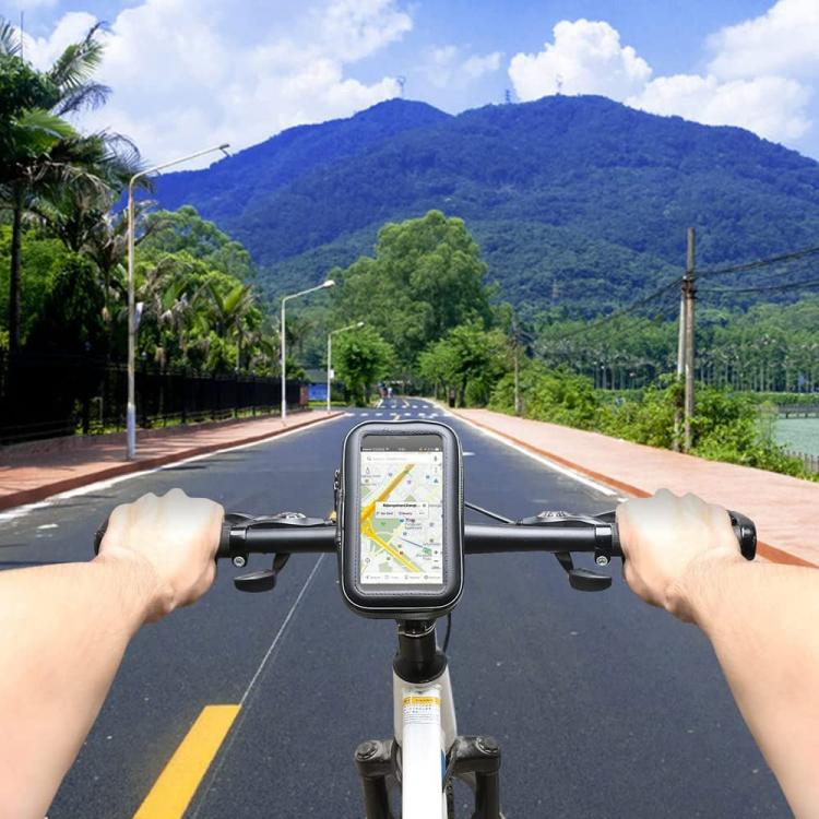 Supporto Impermeabile Porta Cellulare Telefono Per Bici E Moto Borsa Bicicletta