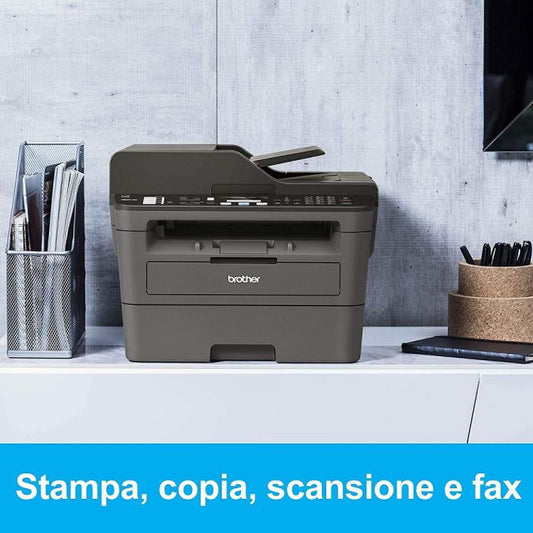 BROTHER MFC-L2710DW STAMPANTE LASER MULTIFUNZIONE FAX WIFI 30PPM BIANCO E NERO