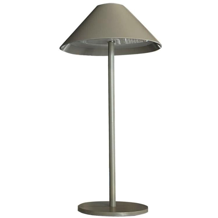 Lampada Da Tavolo Led Controllo Soft Touch Ricaricabile Hotel Ristorante Grigia