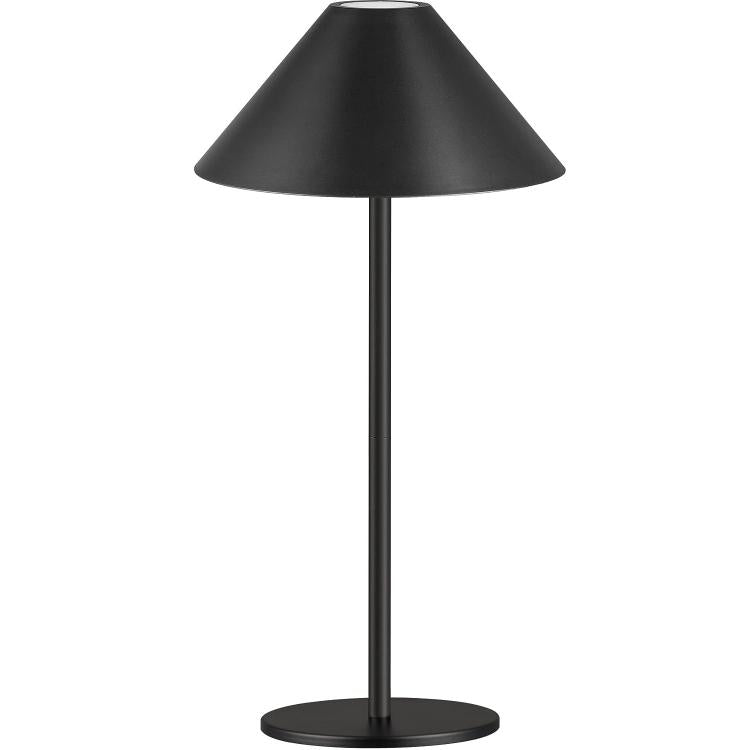 Lampada Da Tavolo Led Controllo Soft Touch Ricaricabile Hotel Ristorante (Nera)