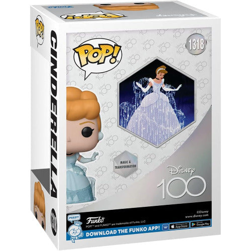 Funko Pop ! Disney 100Th - Cinderella (1318) Figure Cenerentola Anniversary 9Cm