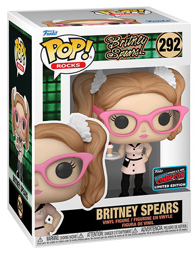 Funko Pop ! Rocks (292) Britney Spears Drive Me Crazy Vinyl Figure 9Cm Singer