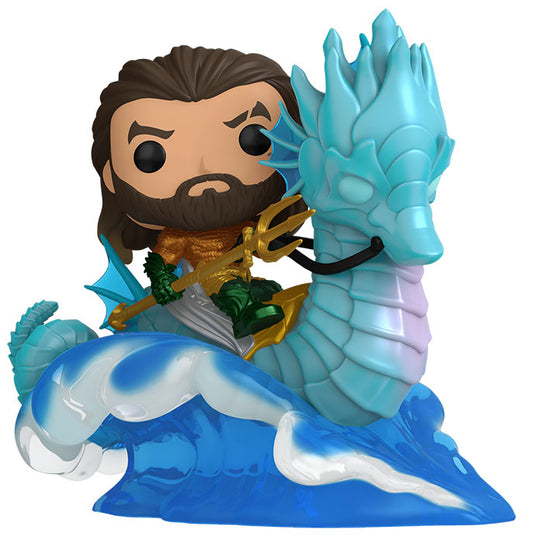 Funko Pop ! Movies Acquaman And The Lost Kingdom (295) Acquaman On Strom Vinyl