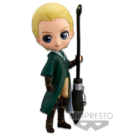 BANPRESTO Q POSKET HARRY POTTER DRACO MALFOY QUIDDITCH STATUA BANDAI FIGURE 14CM