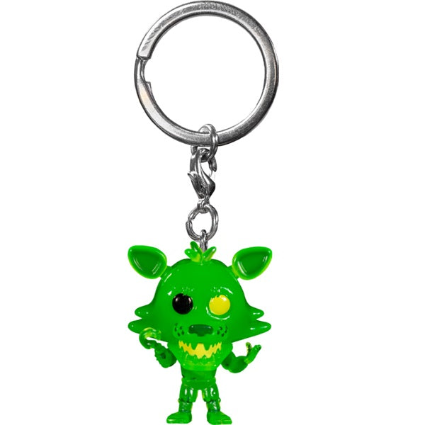 Funko Pop Portachiavi Five Nights At Freddy'S S7 Radioactive Foxy Lime Keychain