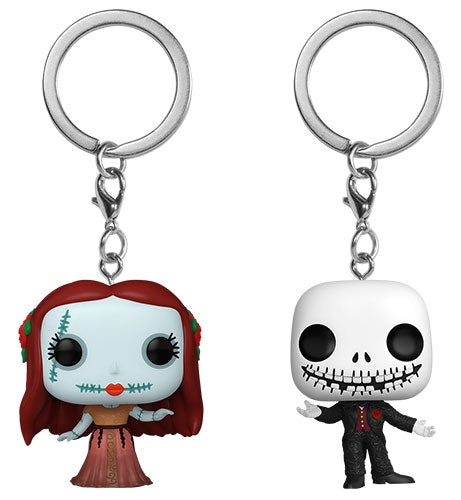 Funko Pop Key! Disney Nightmare Before Christmas 2 Pack Jack E Sally Portachiavi