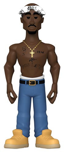 Funko Gold - Tupac Shakur Premium Vinyl Figure 13 Cm Singer Pop Da Collezione