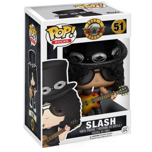 Funko Pop ! Rocks Guns N' Roses - Slash (51) Vinyl Figure Music Da Collezione