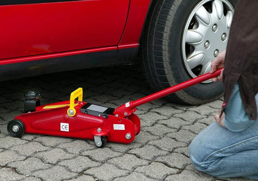 Cric Idraulico 2t Auto Sollevatore Martinetto A Carrello Meccanico 2 Tonnellate