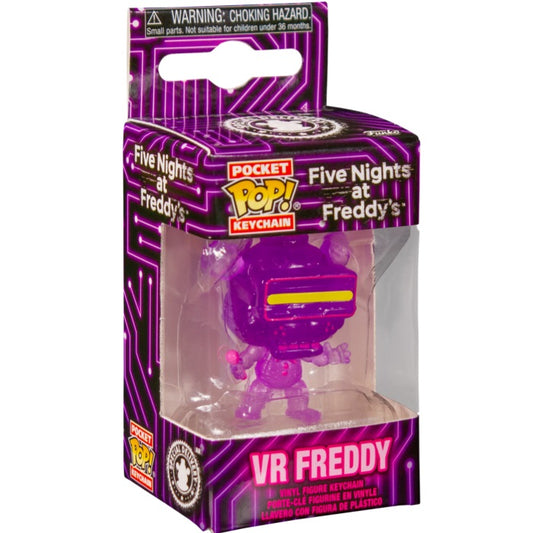 Funko Pop ! Portachiavi Five Nights At Freddy'S S7 - Vr Freddy Violet Keychain