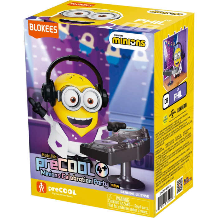 Blokees Minions - PreCool - Celebratate Party Series 02 - Plastic Model Kits (Phil the DJ) - Action Figure 74854