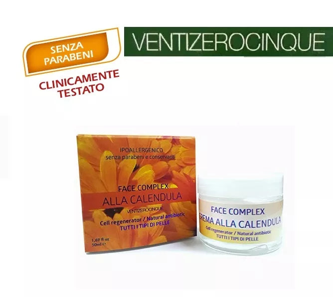 Crema Alla Calendula Lenitiva Doposole Rigenerante Antibiotico Naturale Ustioni