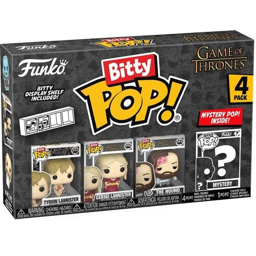 Funko Bitty Pop ! Con Mistery Pop Game Of Thrones 4 Pz Statuette Vinile Nuovo