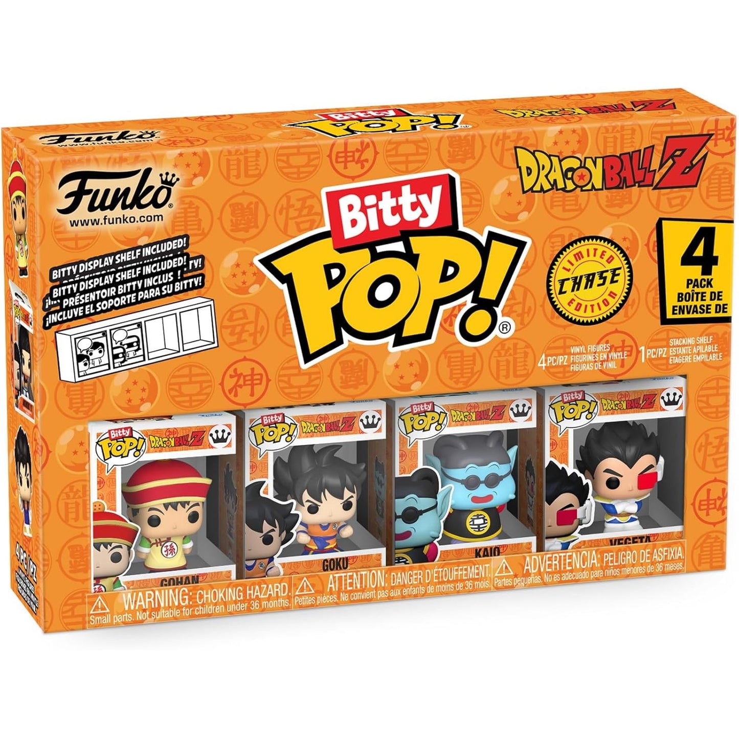 Funko Bitty Pop ! Con Mistery Pop Dragon Ball Z 4 Pezzi Statuette Vinile Nuovo