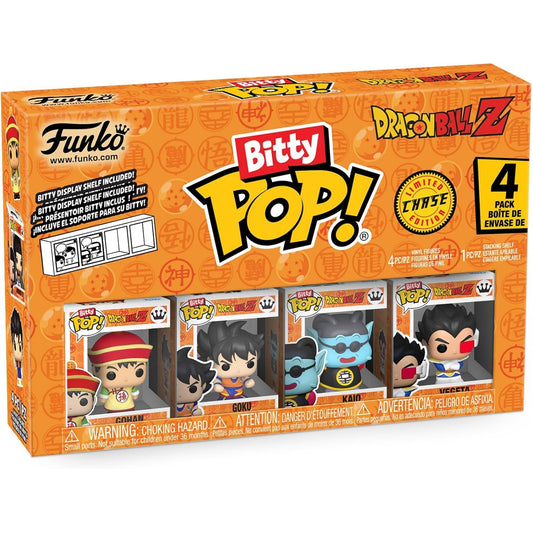 Funko Bitty Pop ! Con Mistery Pop Dragon Ball Z 4 Pezzi Statuette Vinile Nuovo
