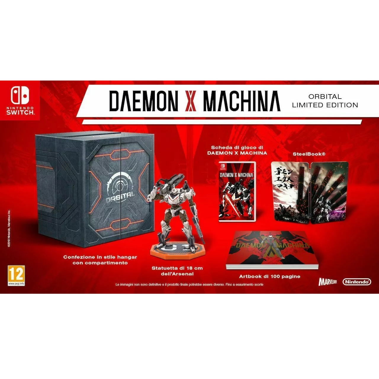 Daemon X Machina - Orbital Collector Limited Edition Nintendo Switch Nuova