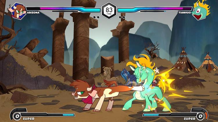 Them'S Fightin Herds Deluxe Edition Ps4 Videogioco Playstation 4 Eu Ita Up Ps5
