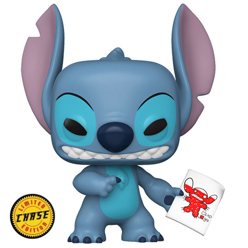 Funko Pop ! Disney Lilo & Stitch - (1744) Stitch w/Mood Chart (Chase) Edition - Vinyl Figure 9Cm