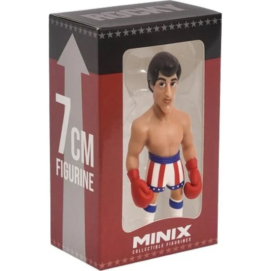 Minix Mini Rocky IV - Rocky Balboa Vinyl Figure 7Cm Statuetta Nuovo Collezione