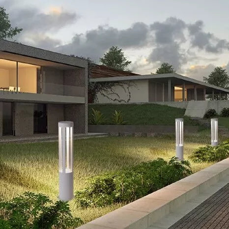 Lampione Giardino Lampada 12w Led Terra Esterno Lampioncino Bianco Caldo Es28