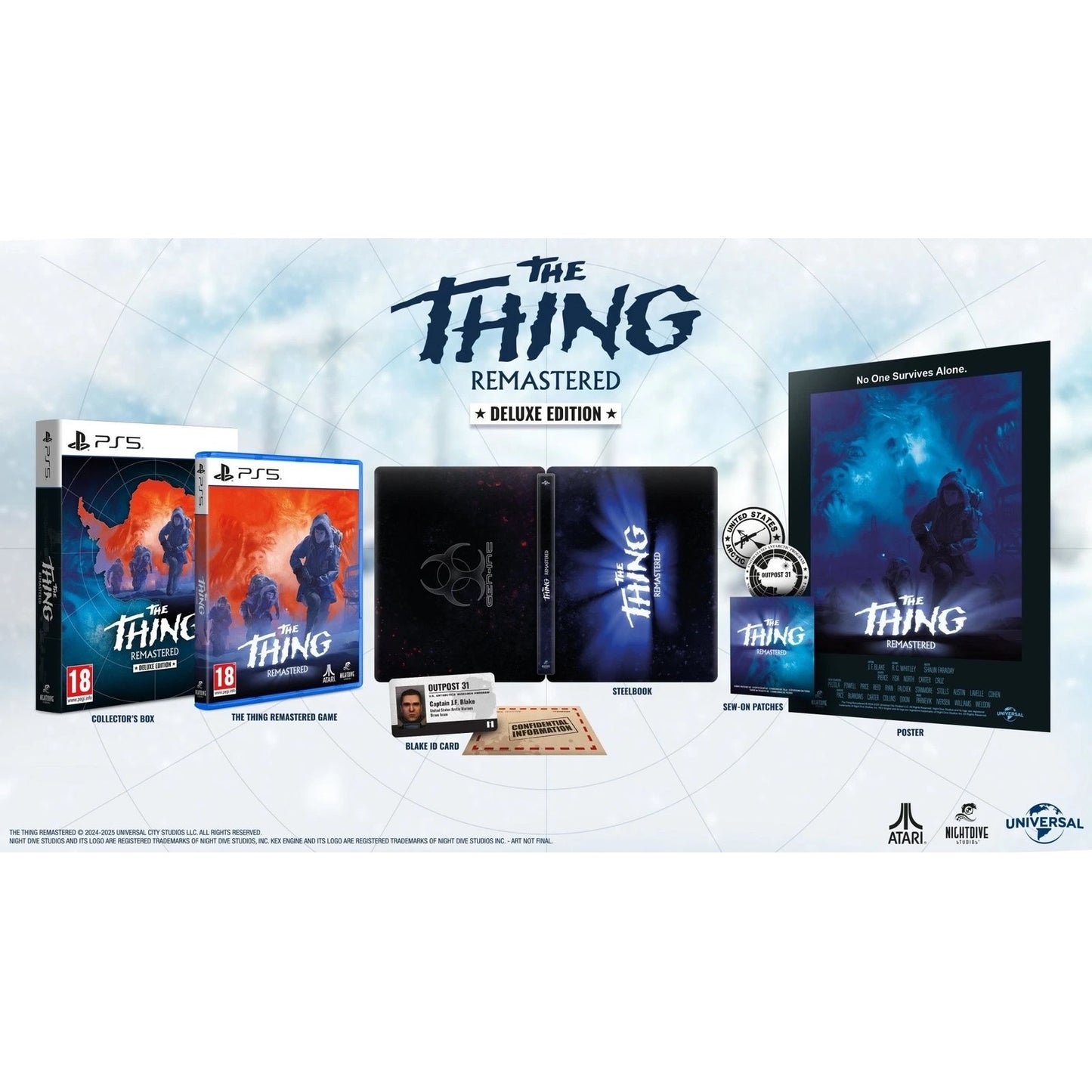 The Thing: Remastered - Deluxe Edition Playstation 5 Pal Eu Videogioco Ps5
