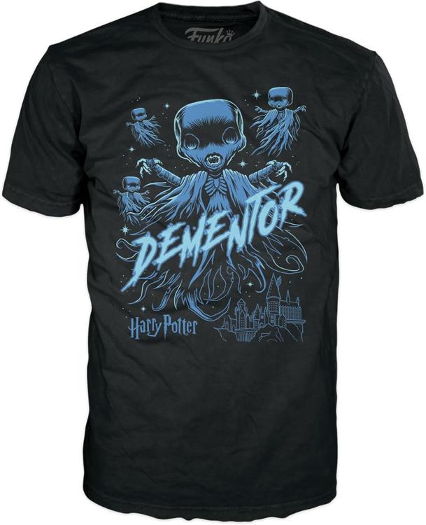Funko Pop!+Tees Harry Potter Statuetta Dementor (Glows In The Dark) - T-Shirt M
